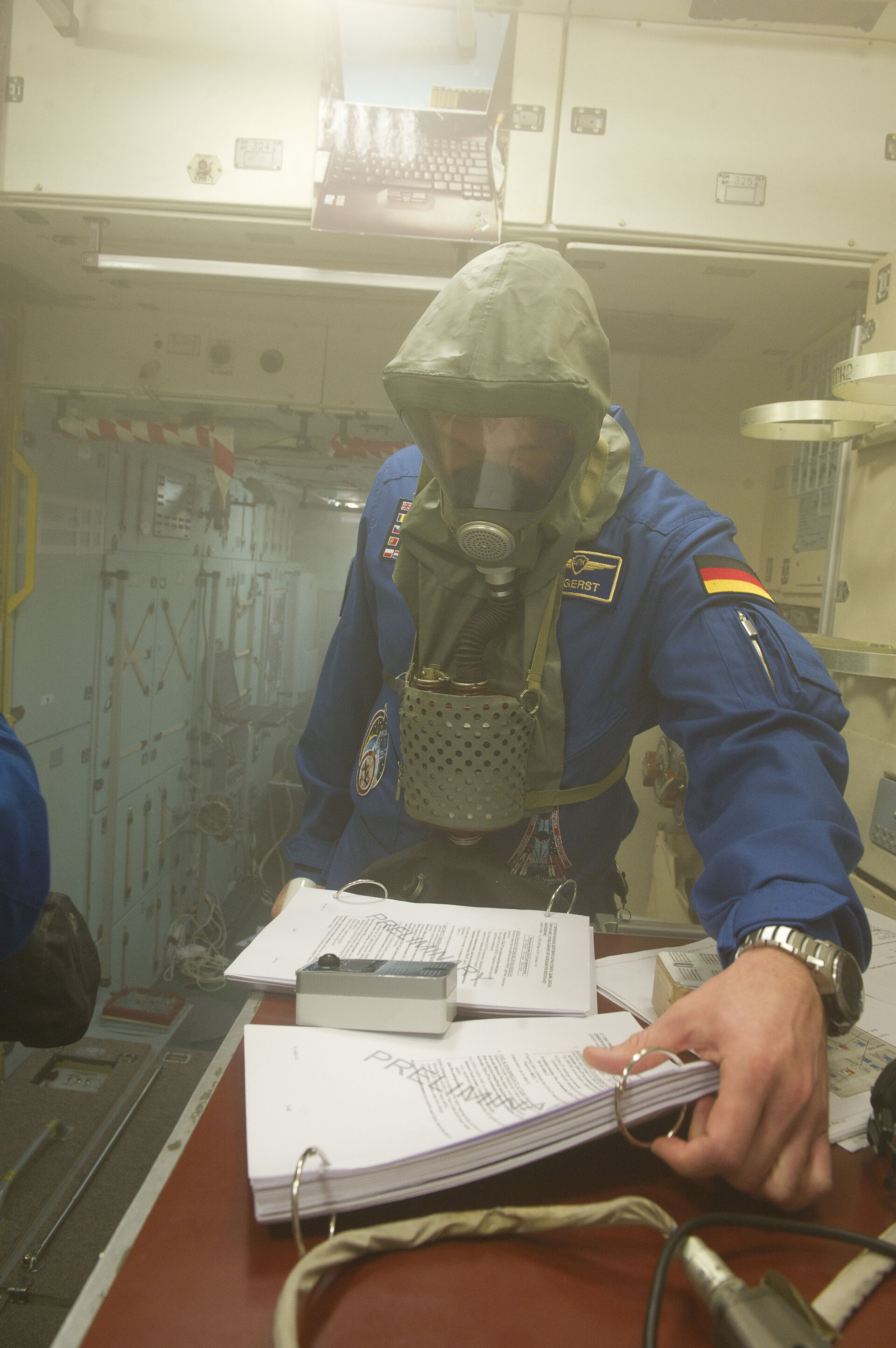 Alexander during training