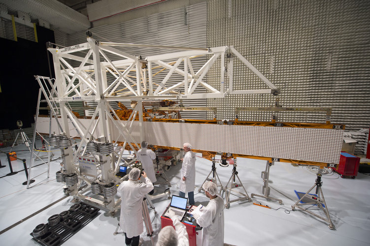 Sentinel-1A radar deployment