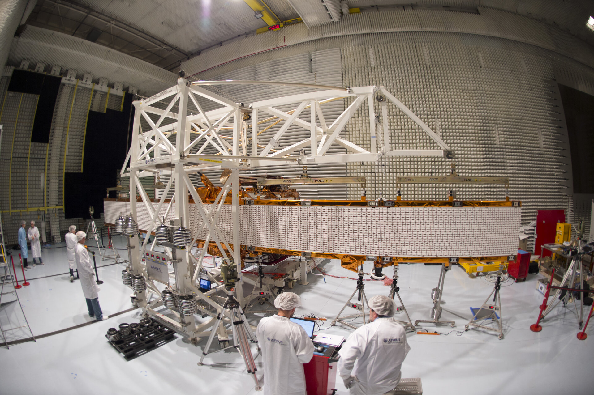 Sentinel-1A radar deployment