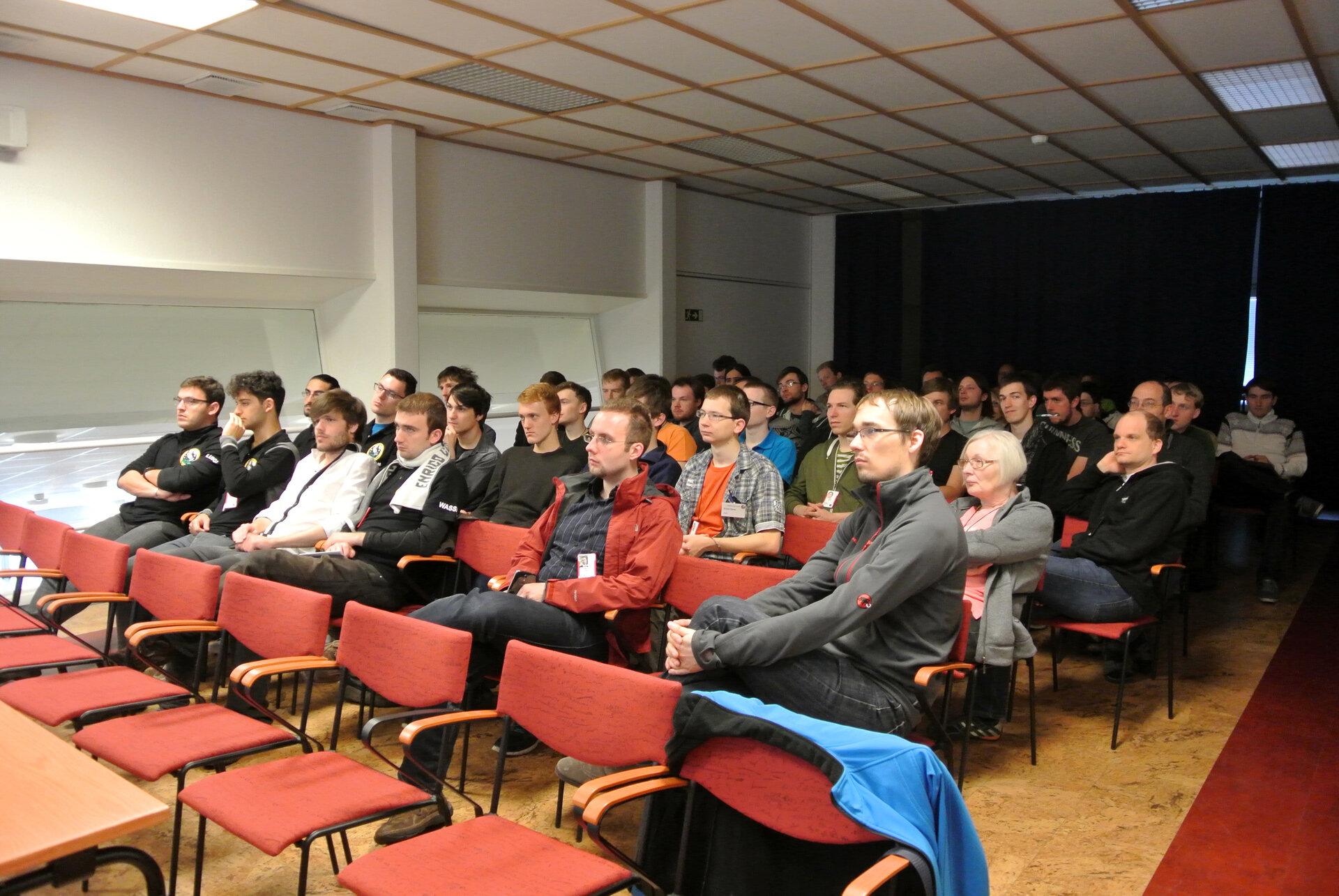 REXUS 15/16 students during the safety briefing