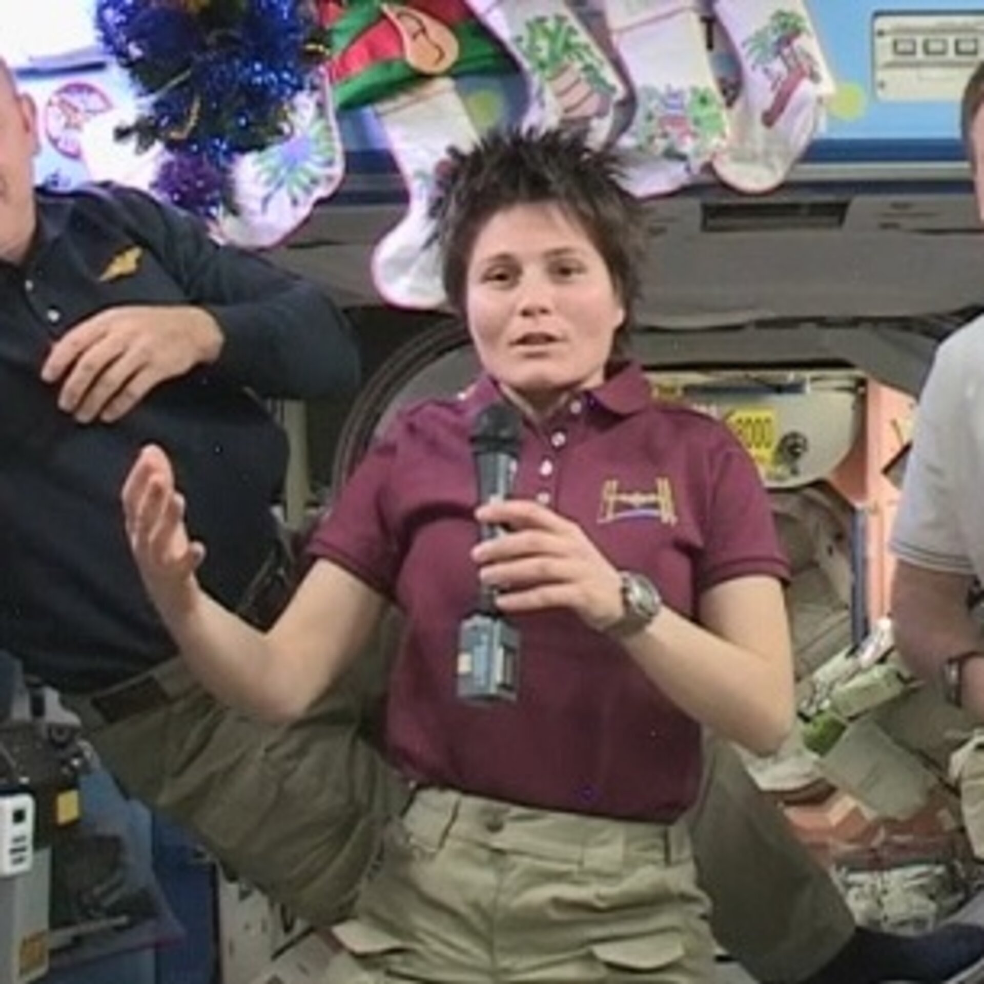 Highlight Samantha greeting