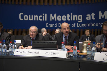 Jean-Jacques Dordain and Etienne Schneider