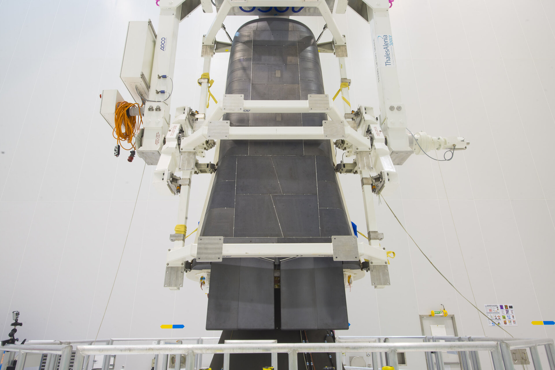 IXV installation on its payload adapter