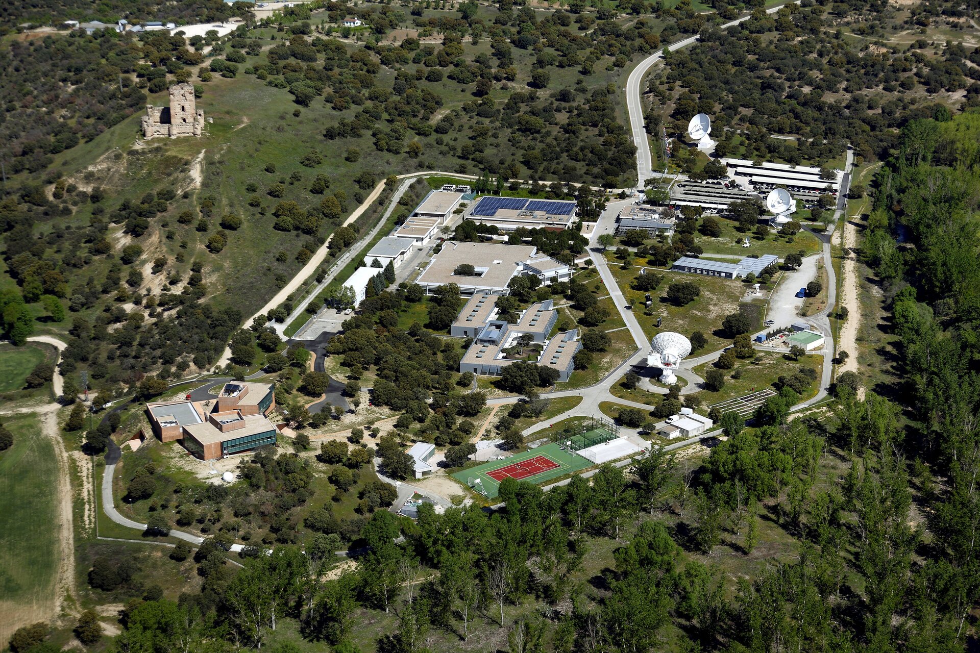 Aerial view of ESAC, 2014
