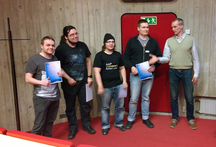 Appathon winning team, Finland