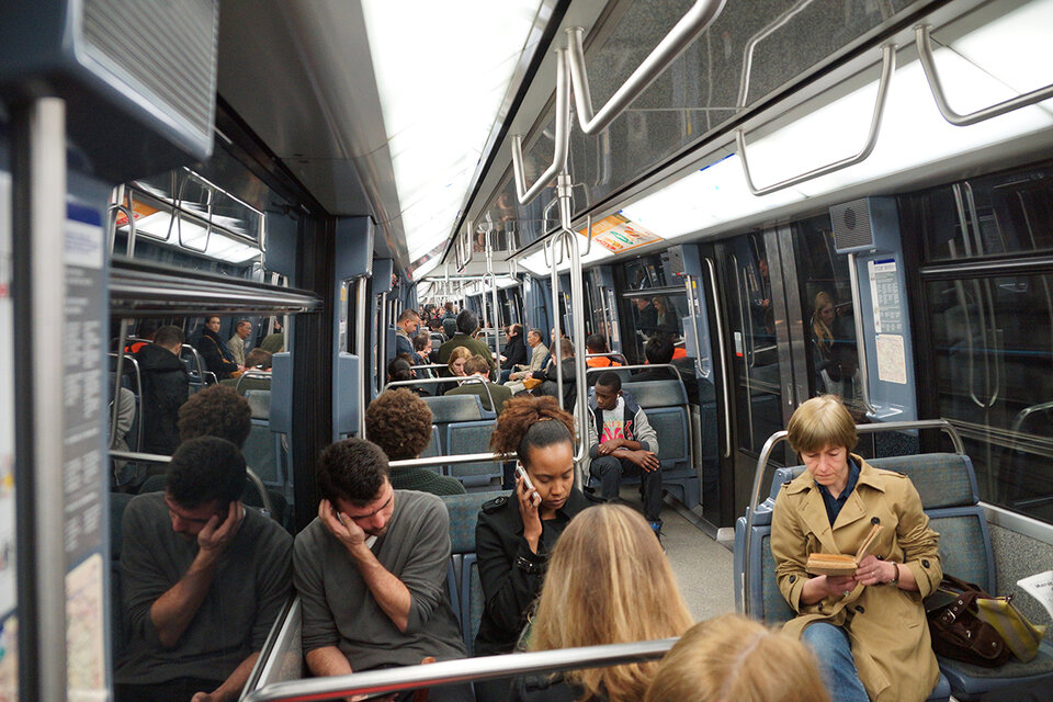 Reizen in de metro