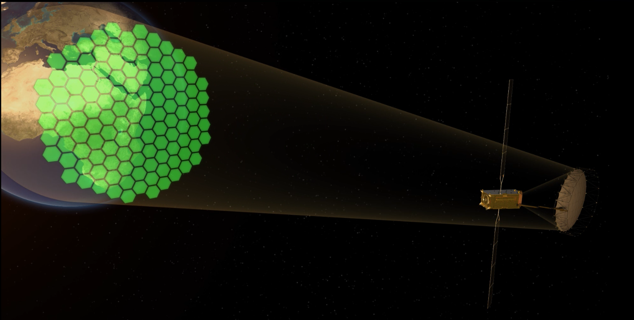 Alphasat covers Europe, Africa and the Middle East