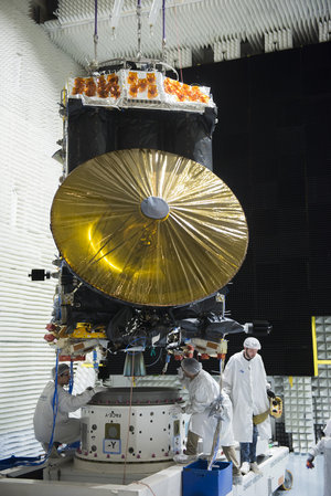 ExoMars Trace Gas Orbiter during tests 