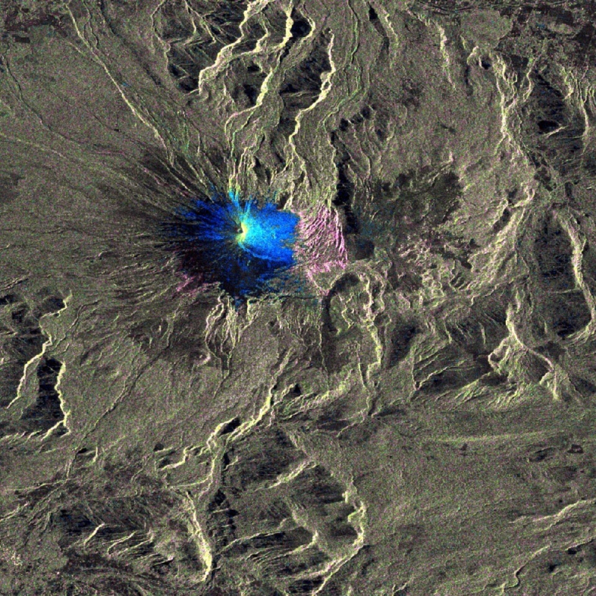 Surface changes of Villarrica from Sentinel-1A