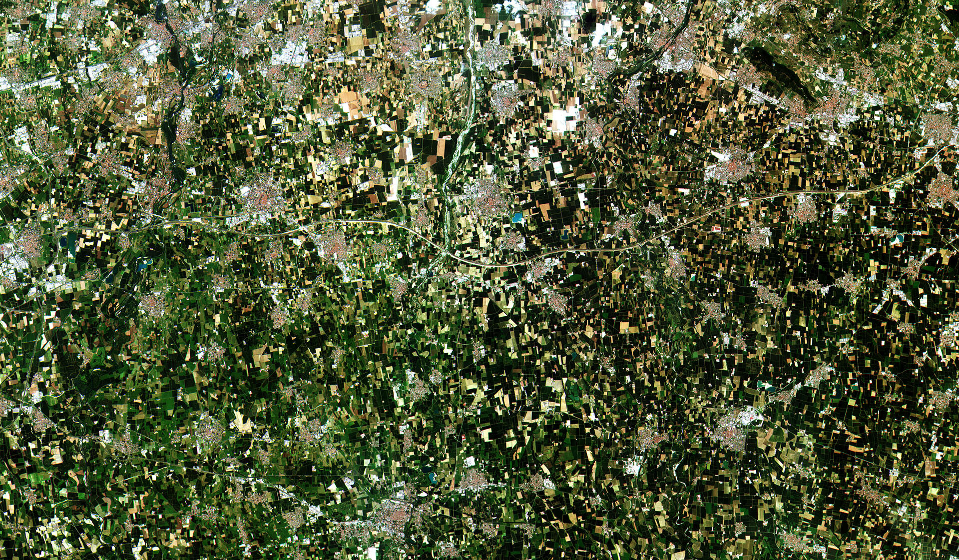 Po Valley, east of Milan