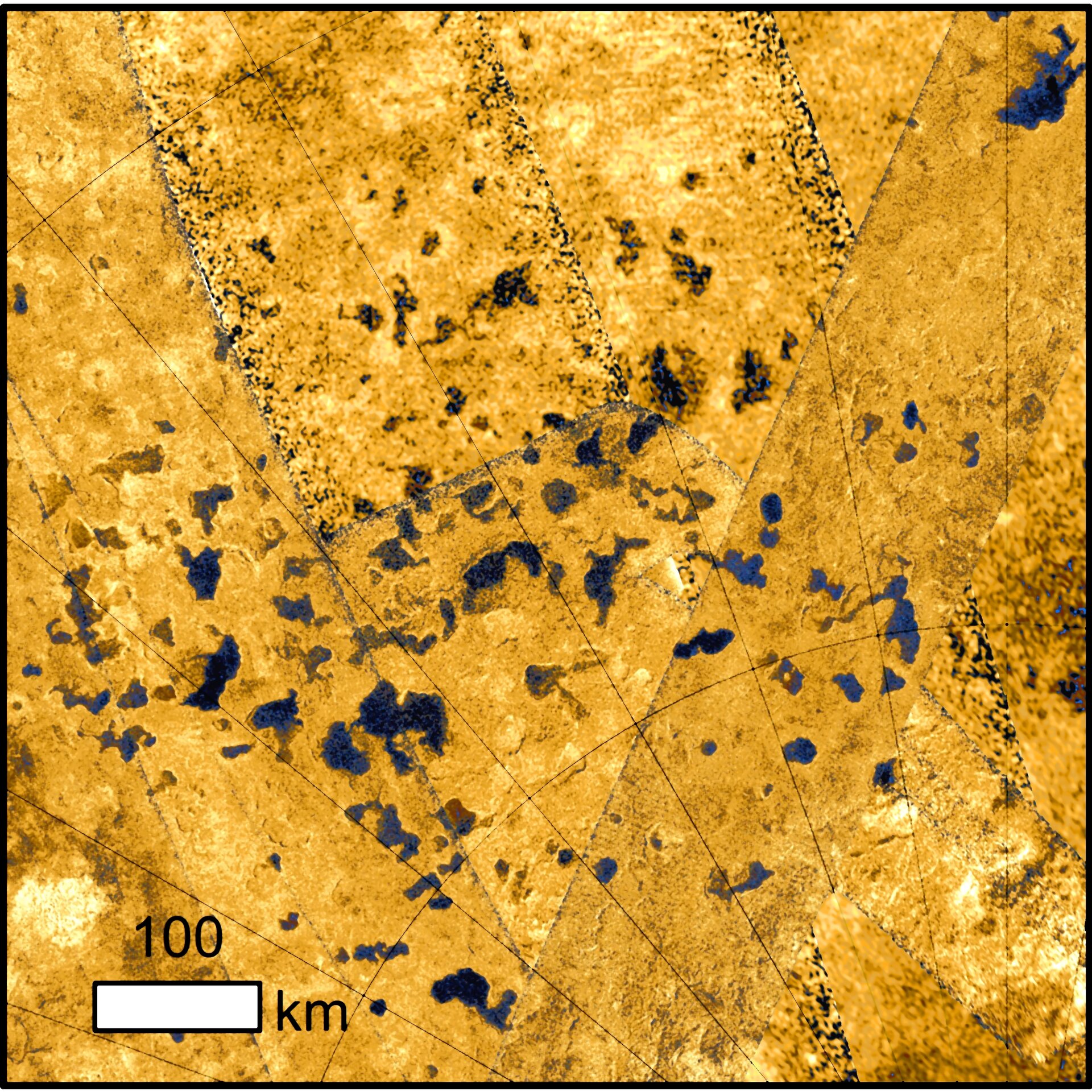 Titan’s lakes close up 
