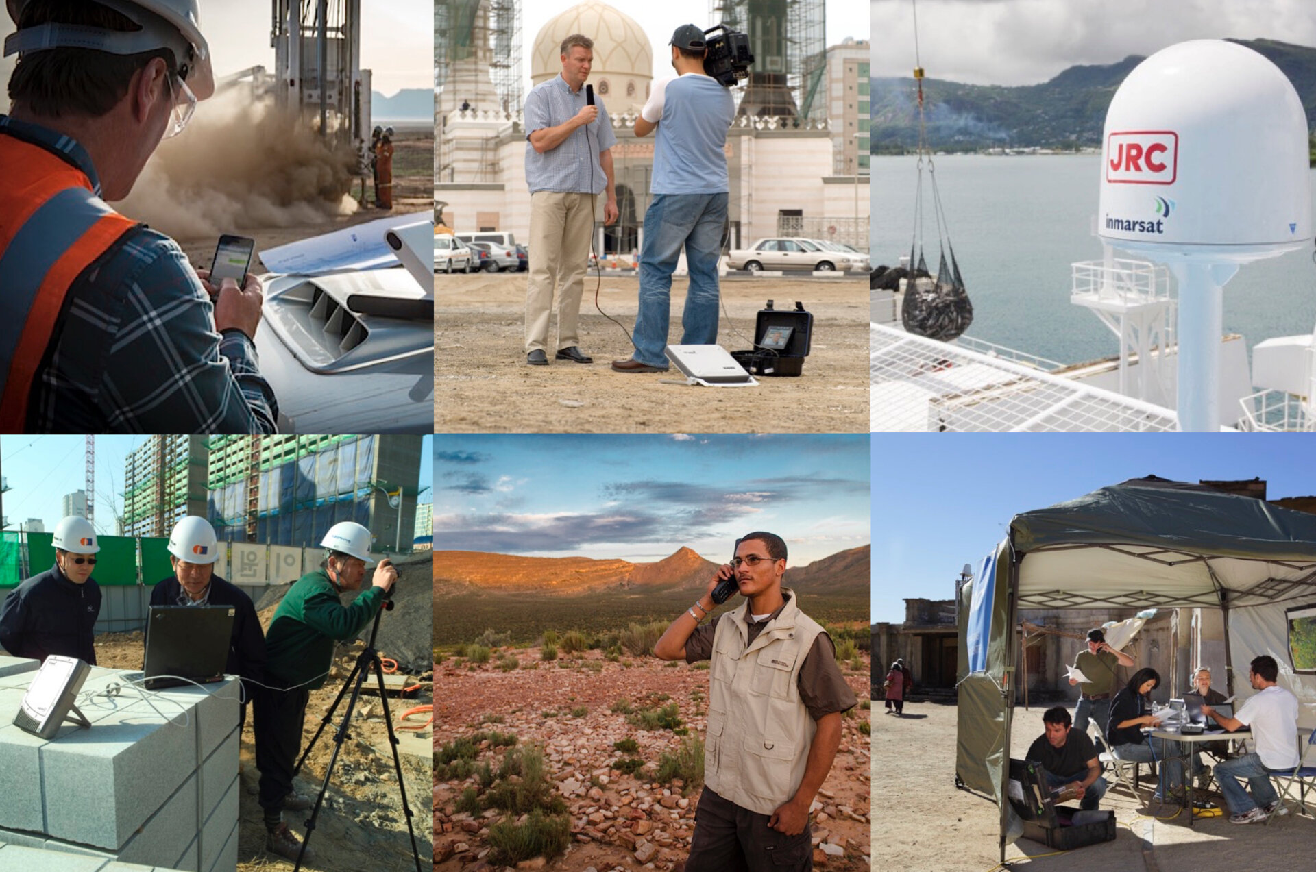 Mobile satellite services on land, at sea and in the air