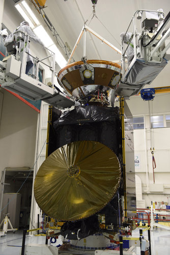 EDM module being installed at the top of the TGO