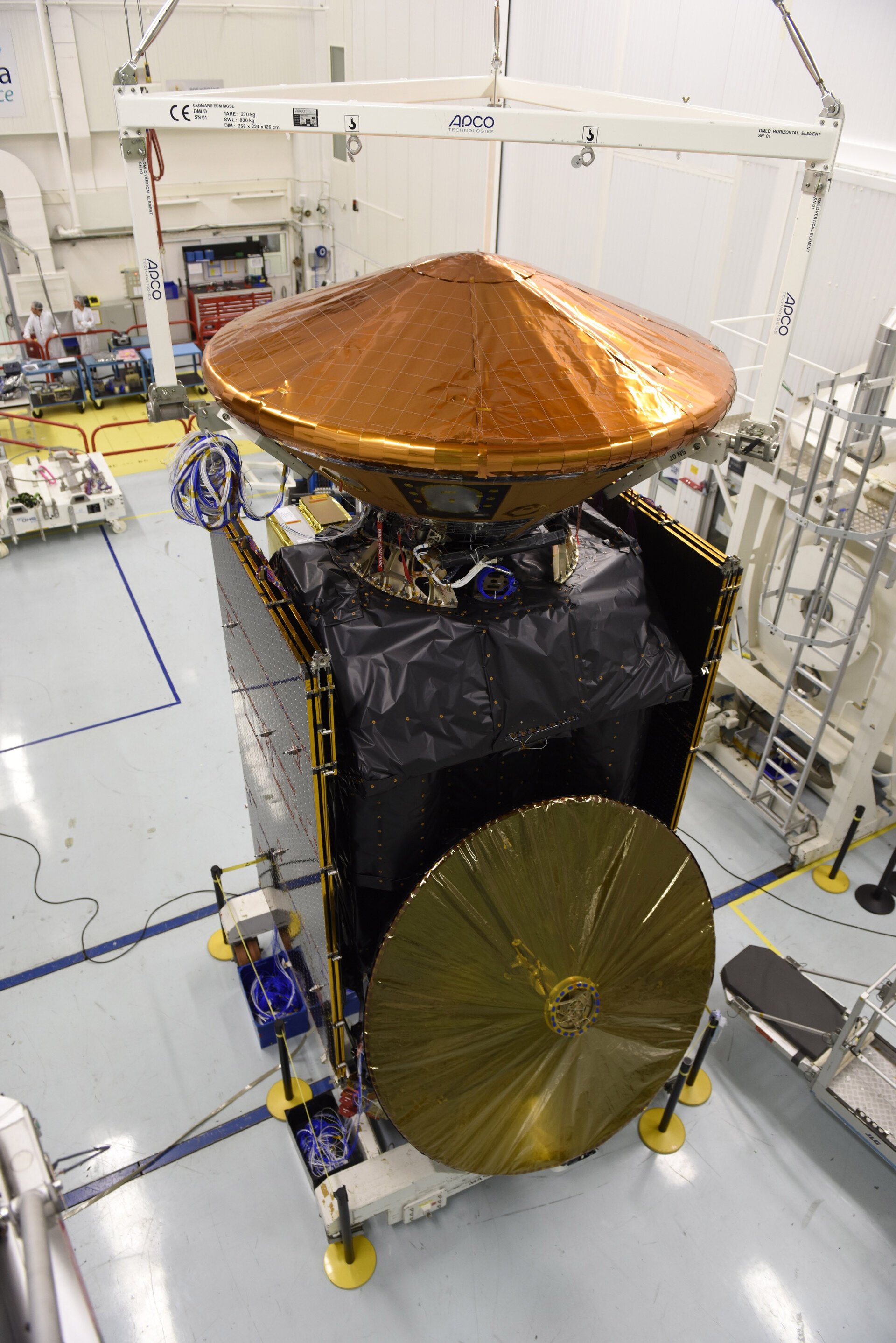 EDM module installed at the top of the TGO