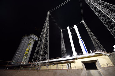 Vega VV06, carrying LISA Pathfinder, ready for launch