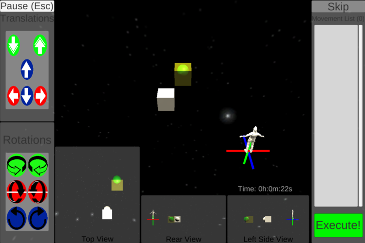 Astronaut test screenshot