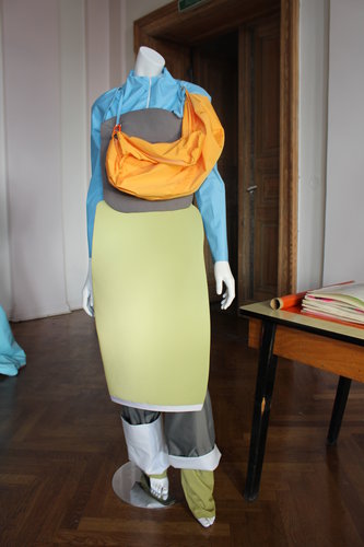 Garment designed by a student from ESMOD Berlin