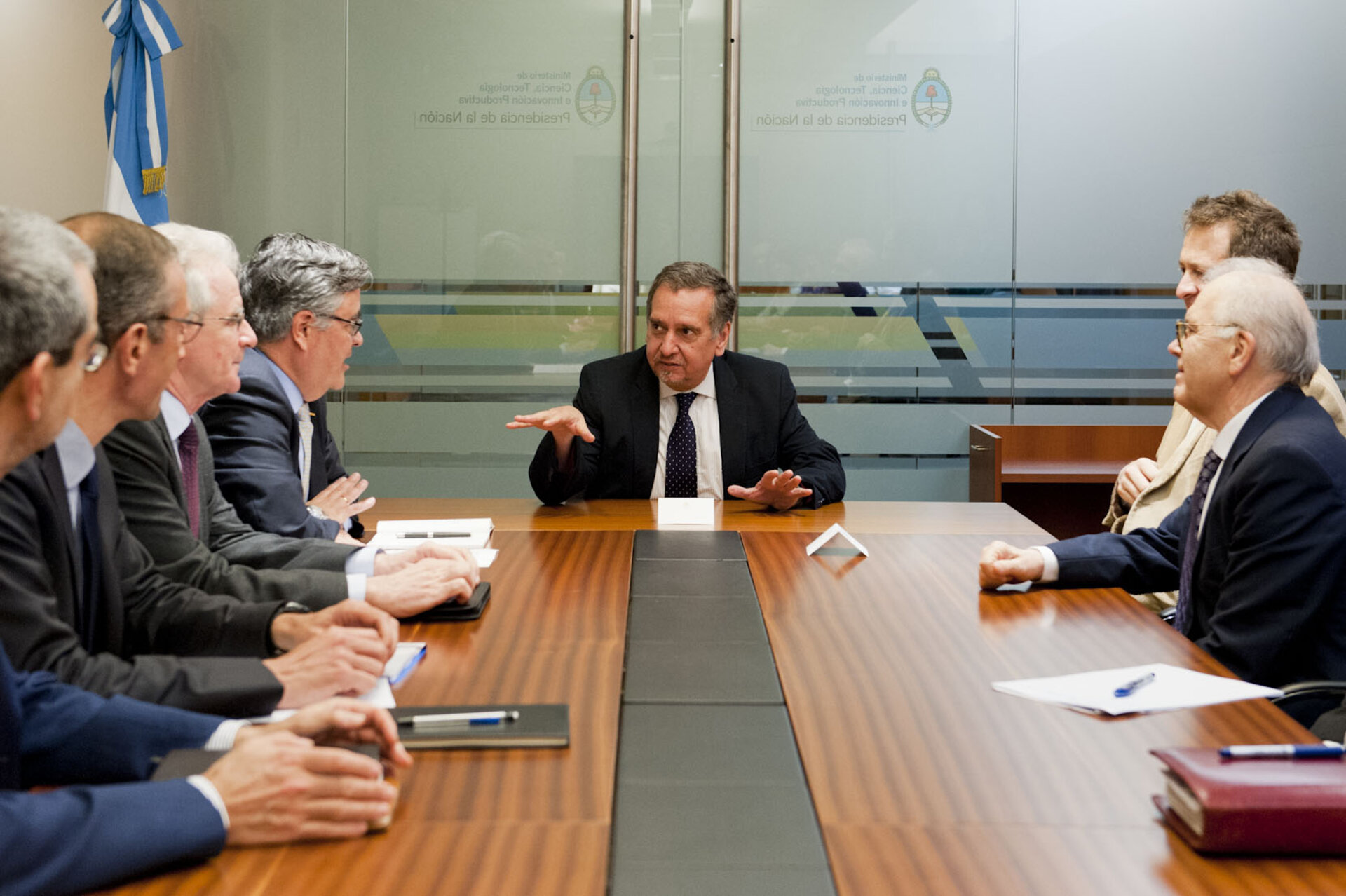 Meeting the minister