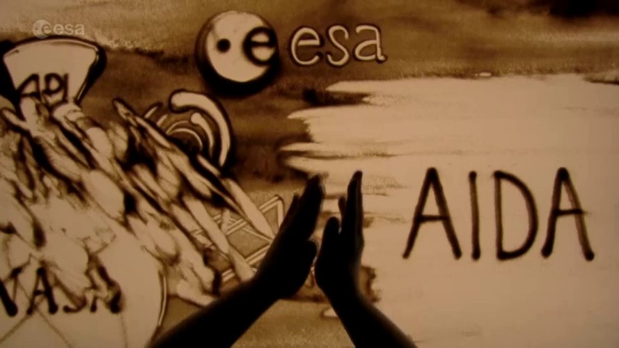 Art with sand - A unique depiction of AIM and AIDA
