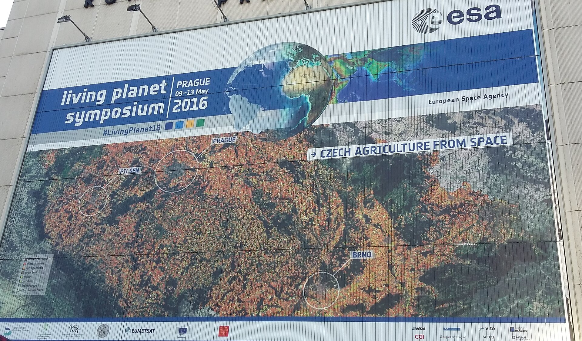Living Planet Symposium sign