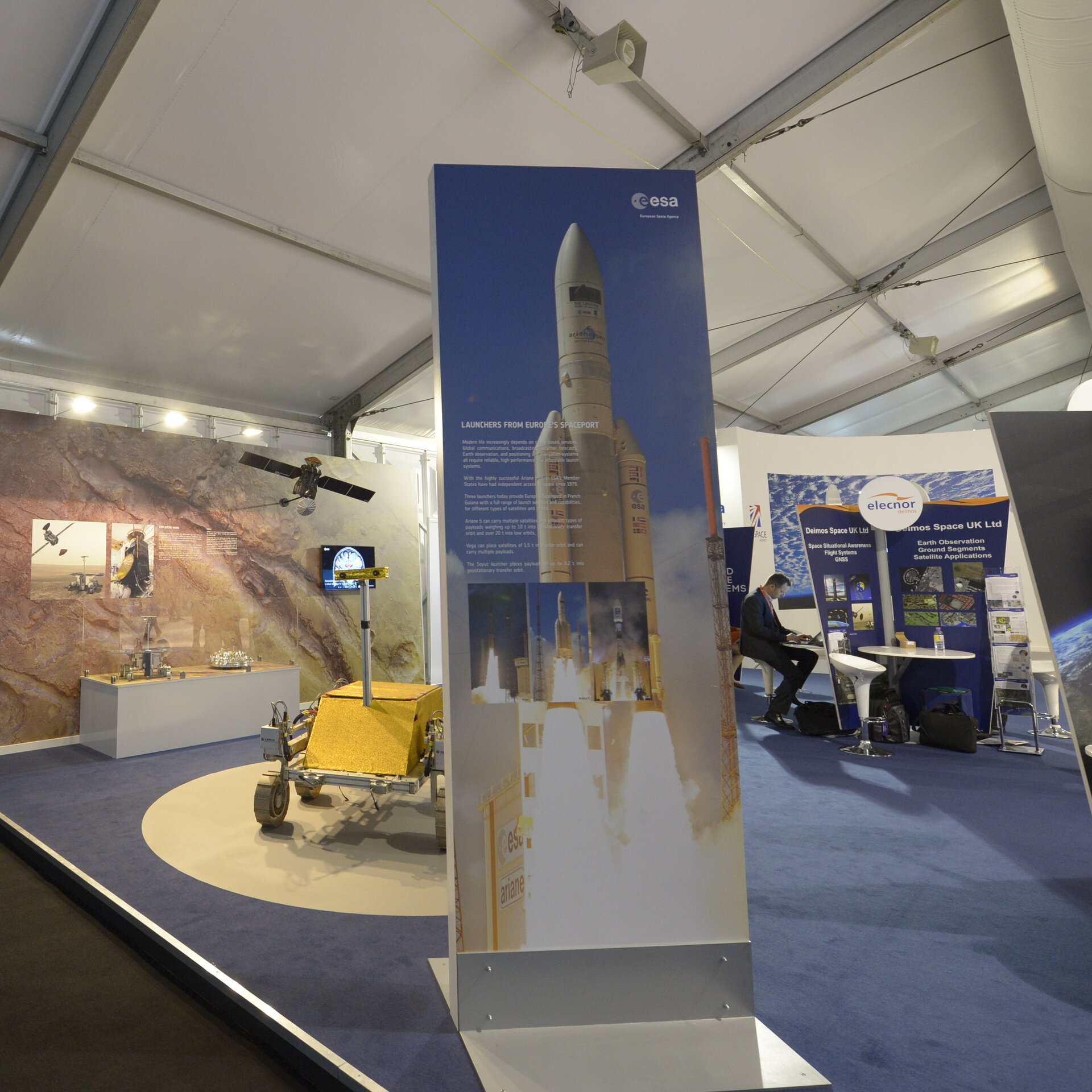 ESA pavilion Farnborough 2016
