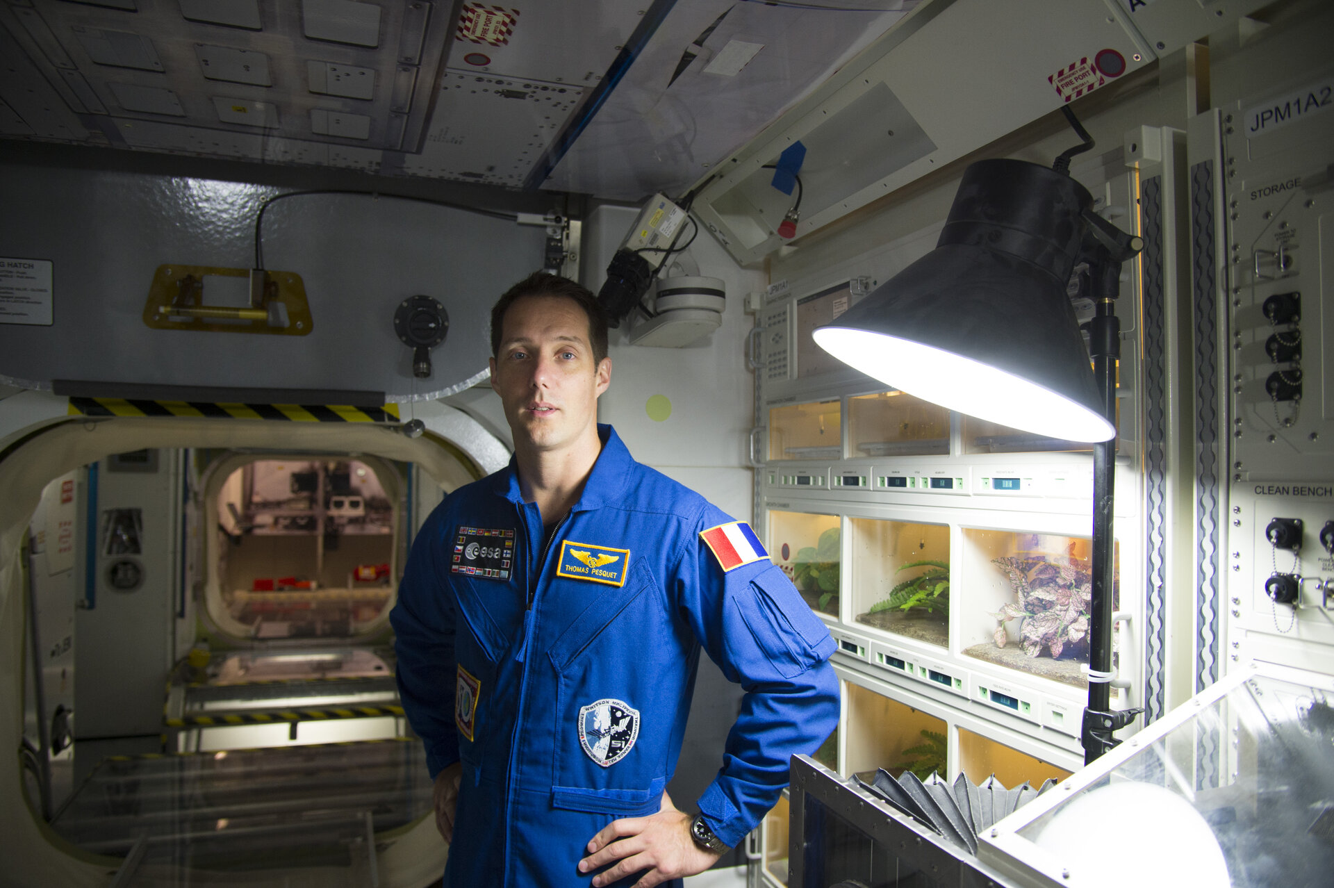 Thomas Pesquet during training at JSC 