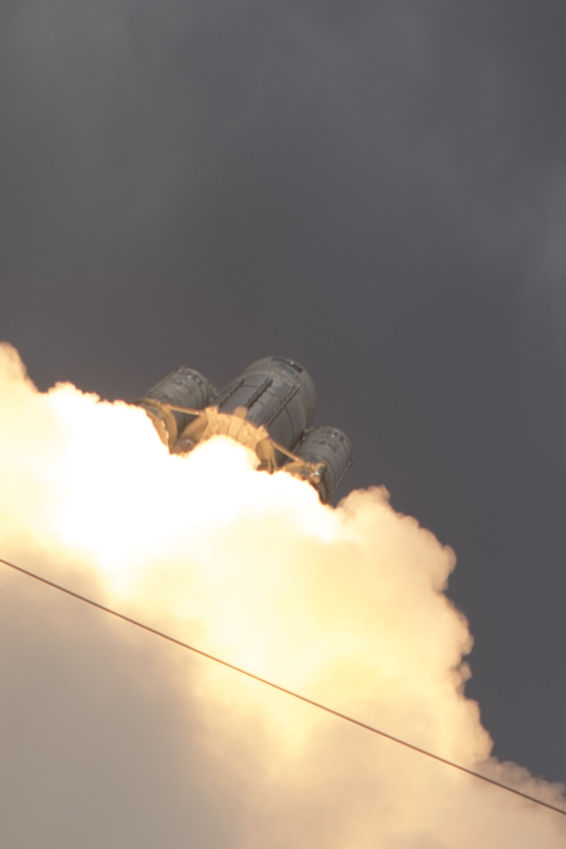 Ariane 5 liftoff on flight VA233