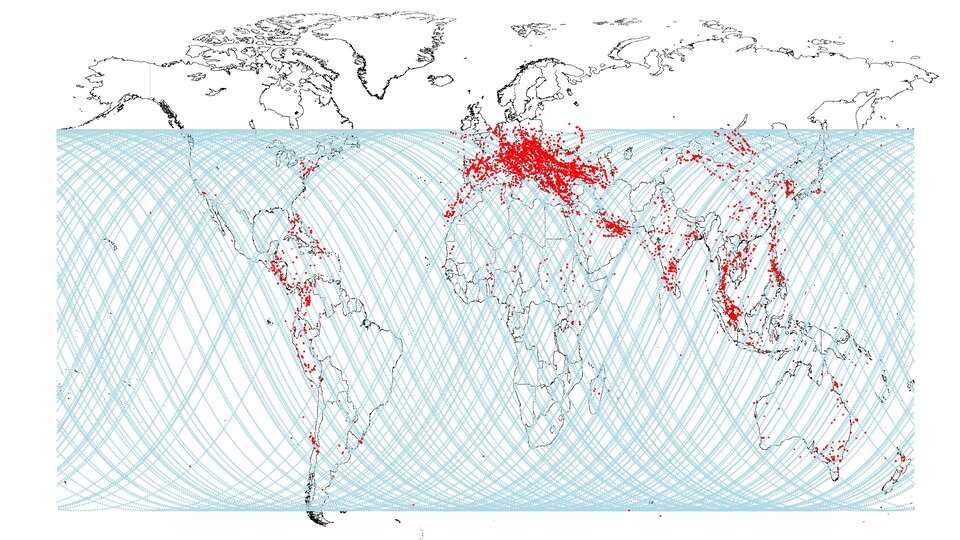 GomX-3 orbit and weather data retrievals