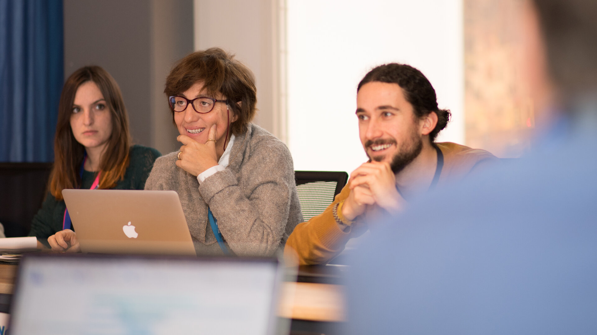 Luisa Innocenti addressing her Clean Space team