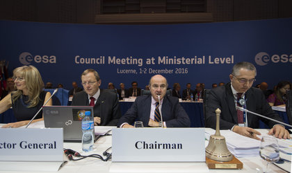 ESA Council meeting at Ministerial Level, Lucerne, on 1 December 2016