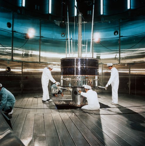 Geos-1 being tested at ESTEC