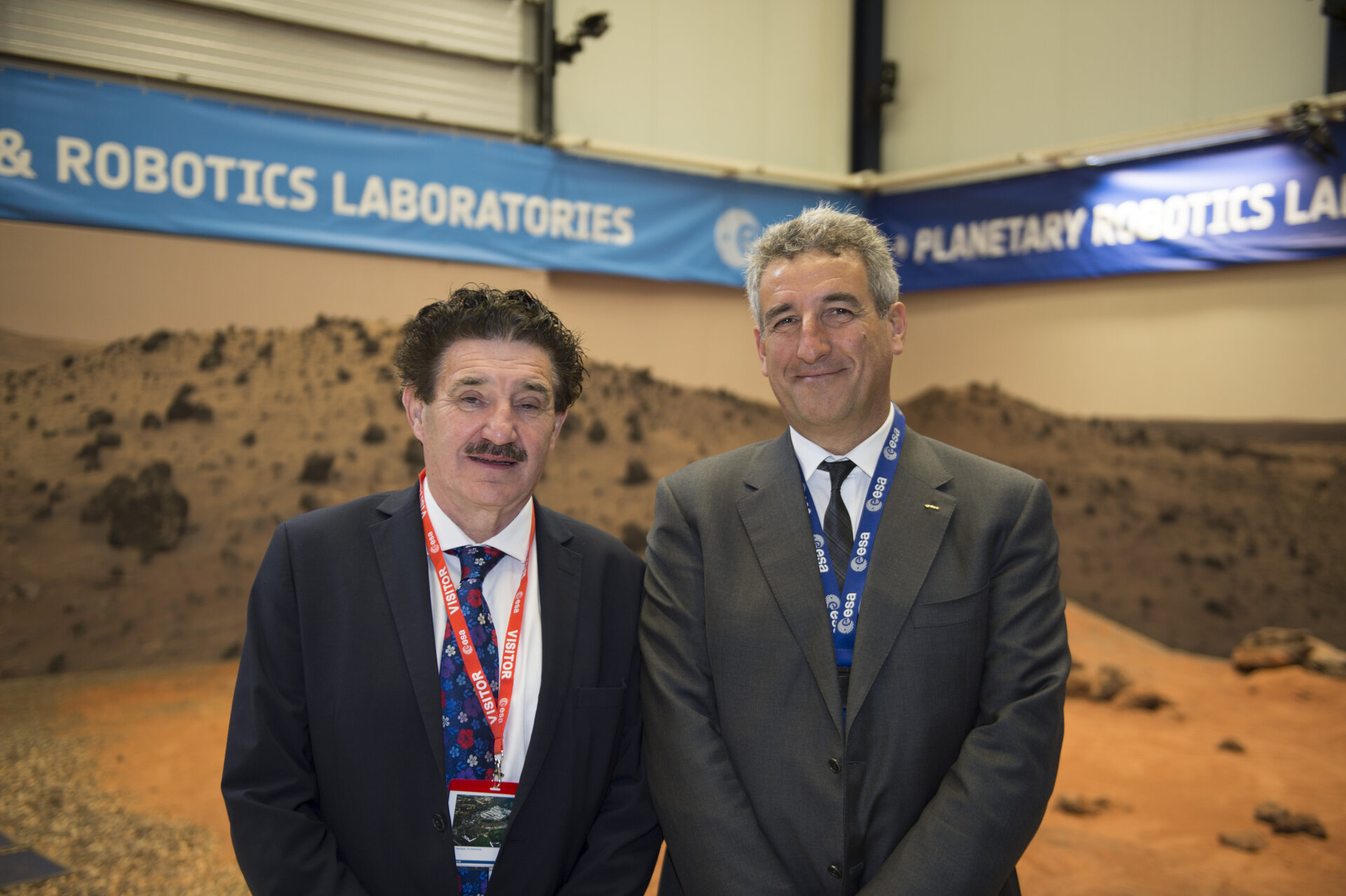Irish Minister and Head of ESTEC