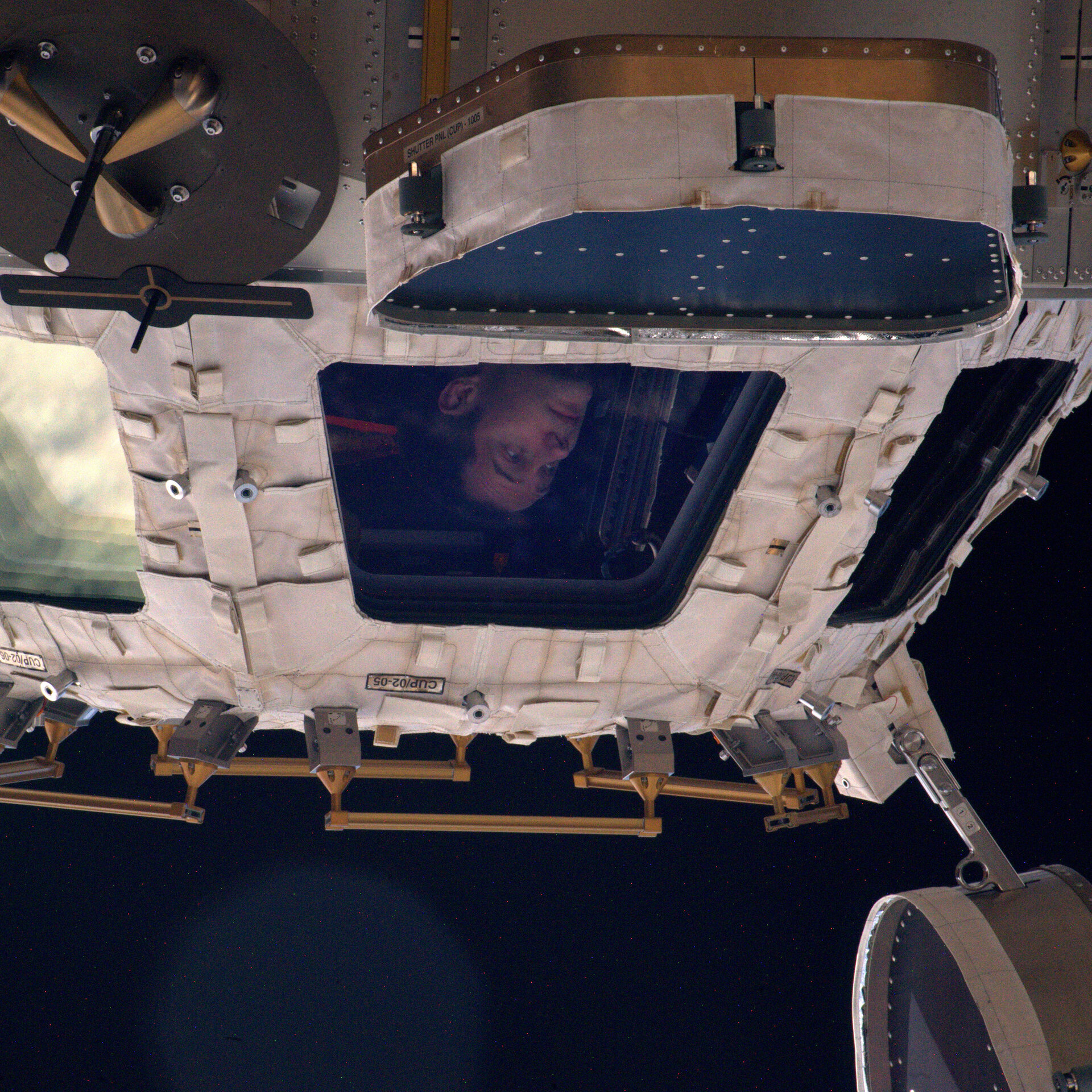 Looking out of Cupola