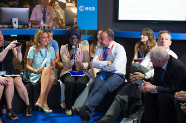 Fatoumata Kebe at Women in Aerospace Europe Round Table