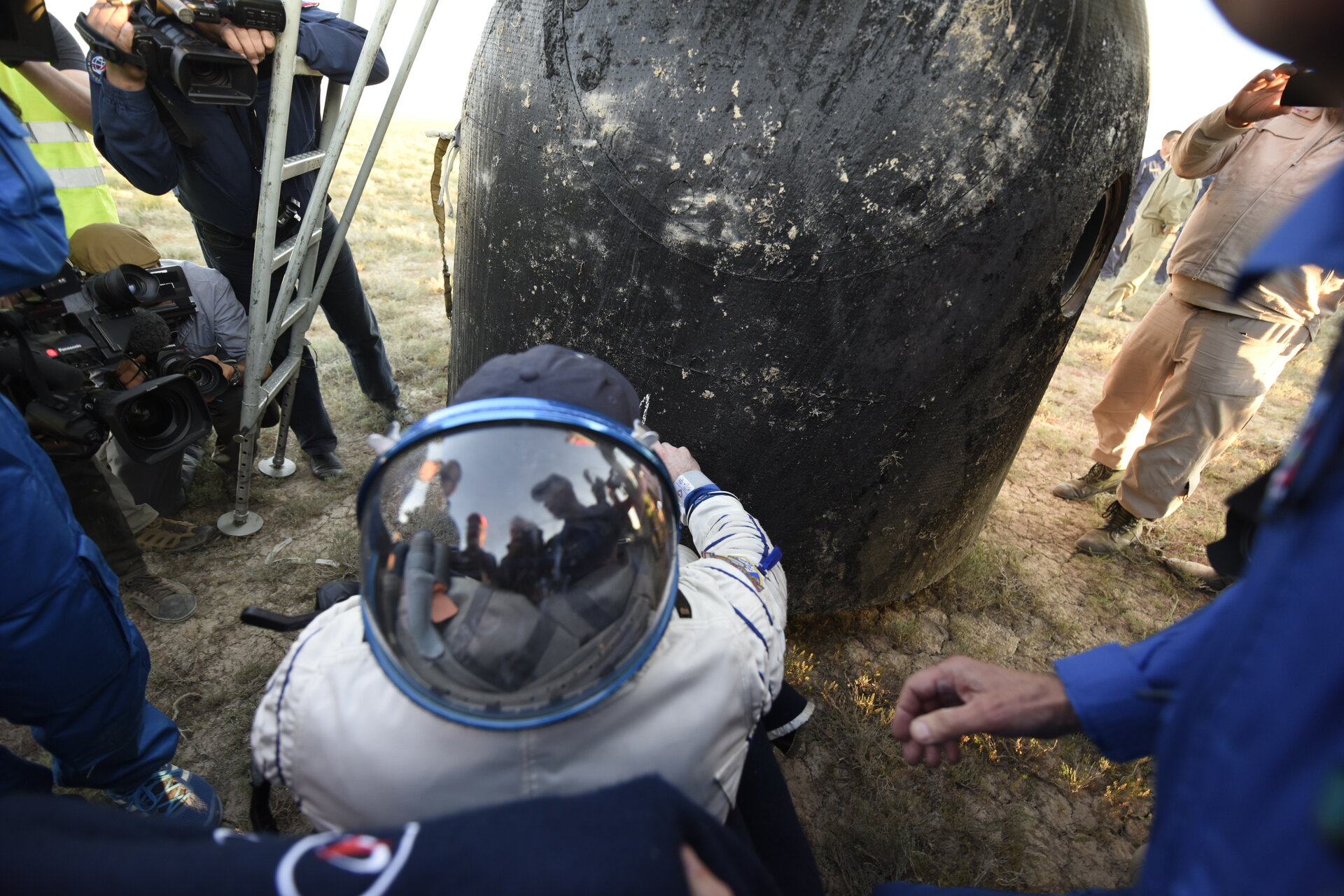 Thomas back on Earth