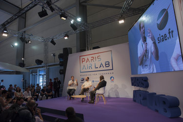 Thomas Pesquet  at the GIFAS Paris Air Lab