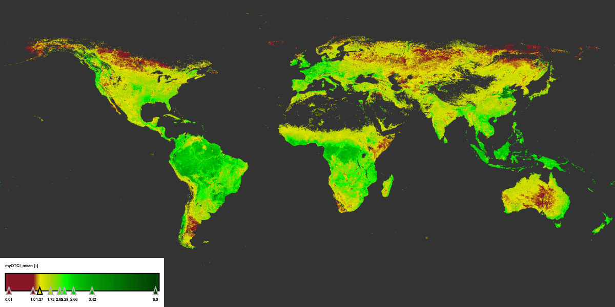 Sentinel-3A sees the effects of spring