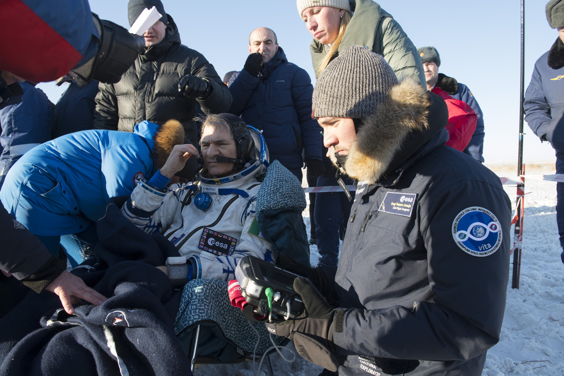 Health check for Paolo Nespoli using Tempus Pro