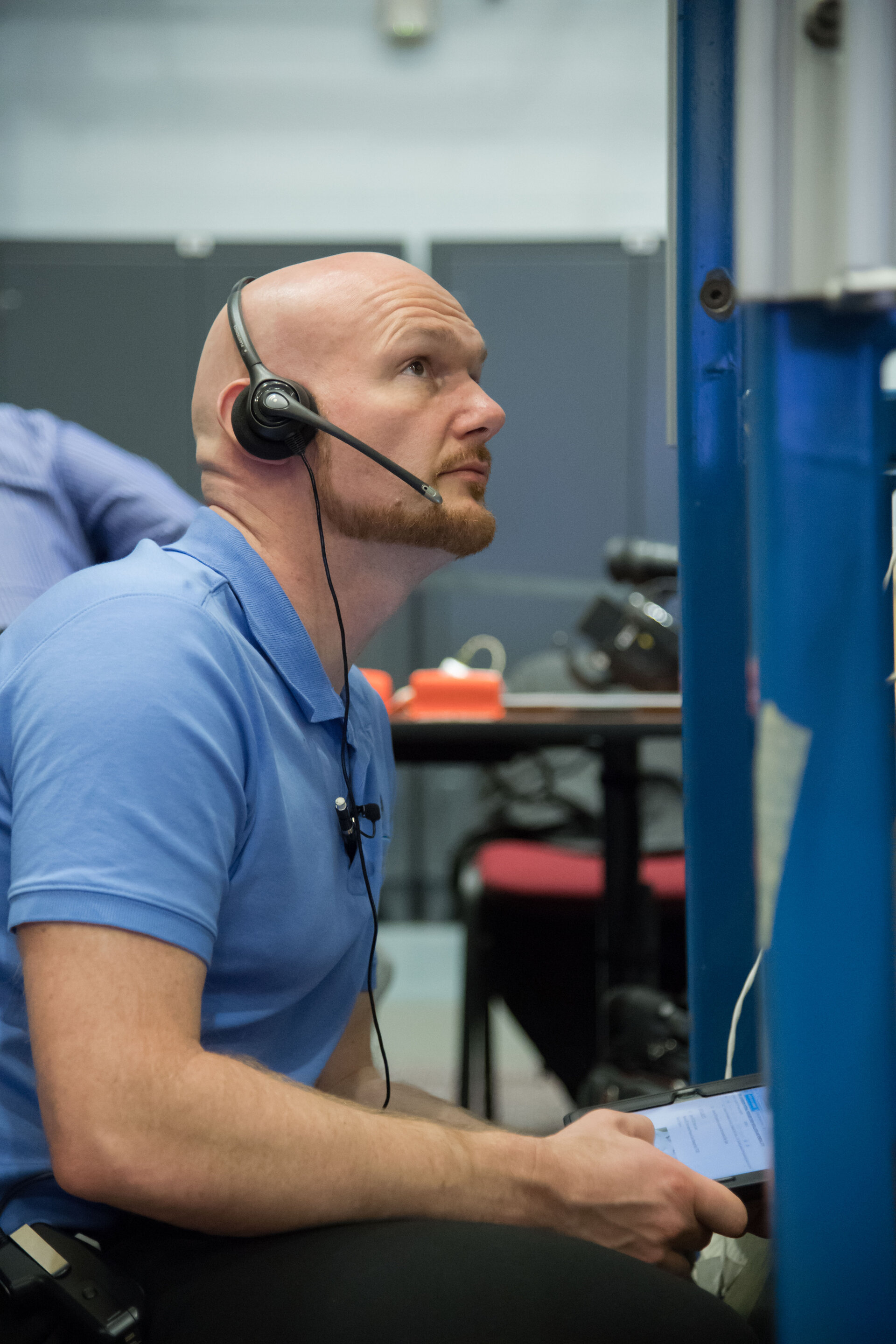 Alexander Gerst bereitet sich auf seine Horizons-Mission vor. 