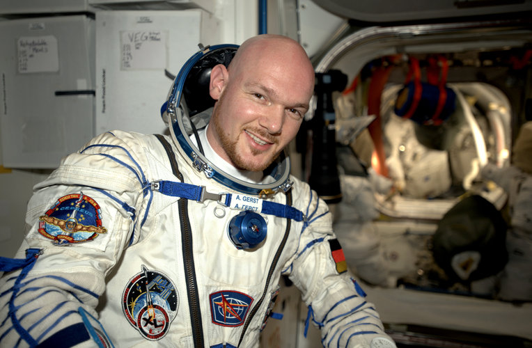 Alexander Gerst in Sokol Suit