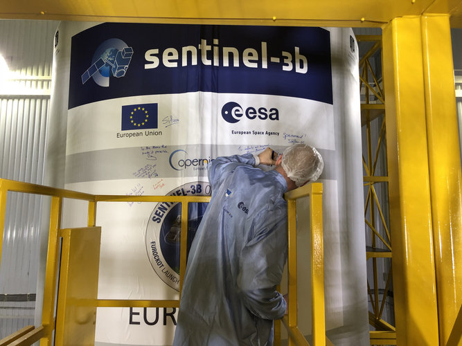 Sentinel-3B signed and sealed