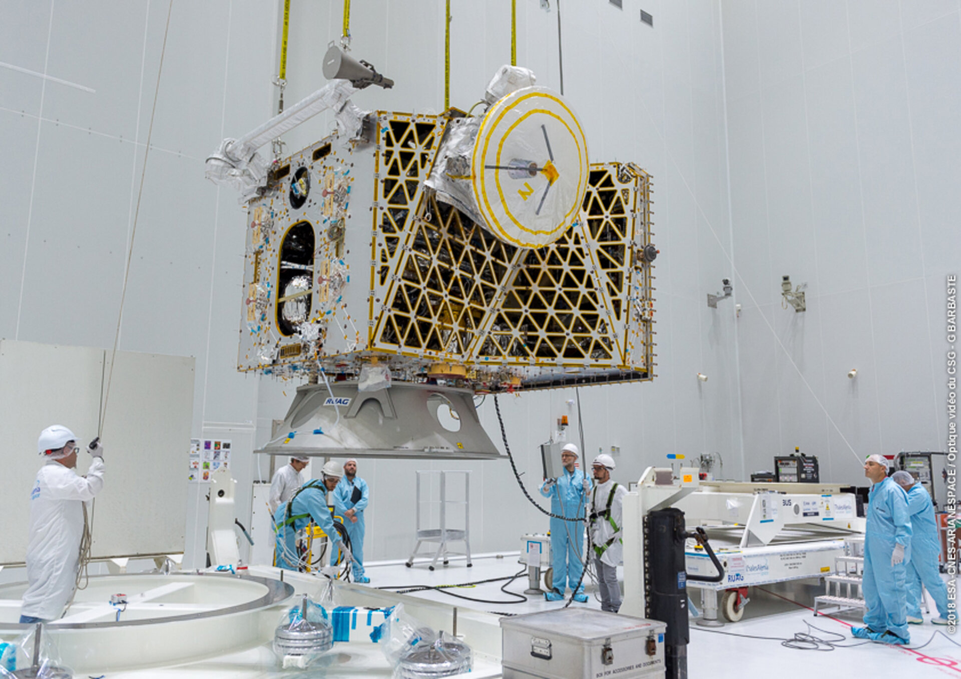 MPO unpacked at Europe’s Spaceport 