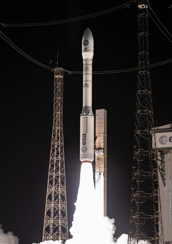 Vega lifts off