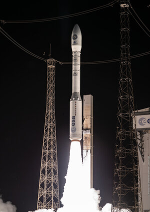Vega lifts off