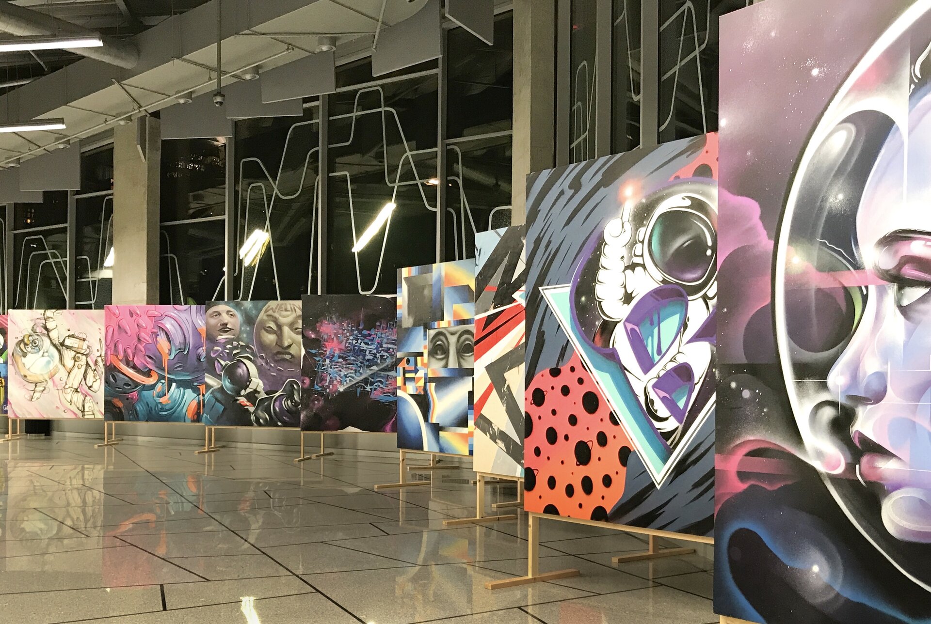 Graffiti without Gravity - Weltraumforschung trifft auf Streetart 