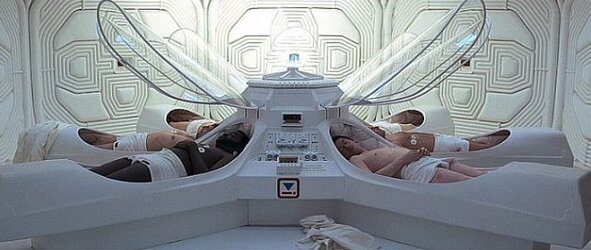 Hibernation pods in Alien movie