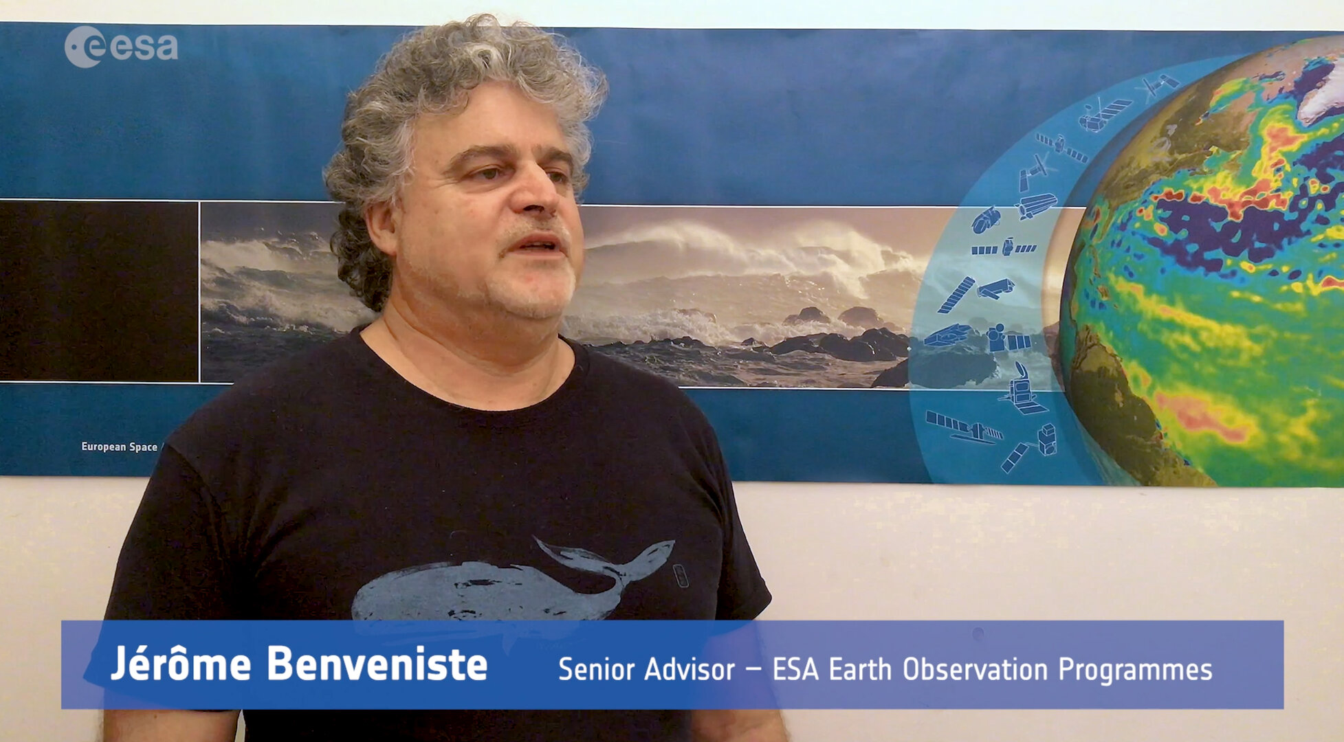 Jérôme Beneviste explains how ocean views from space play a role in climate change studies and natural catastrophe predictions