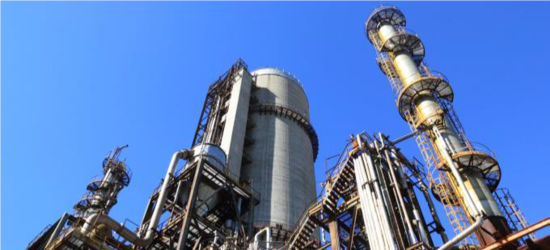 Petrochemical industry examined as an on-ground application