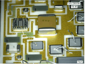 Typical area of substrate in Micro Step Driver component 