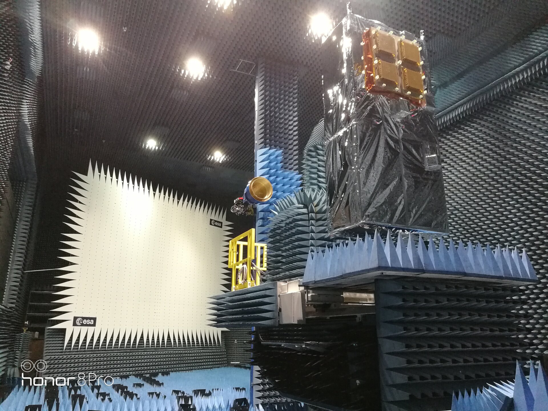 Biomass mock up being tested